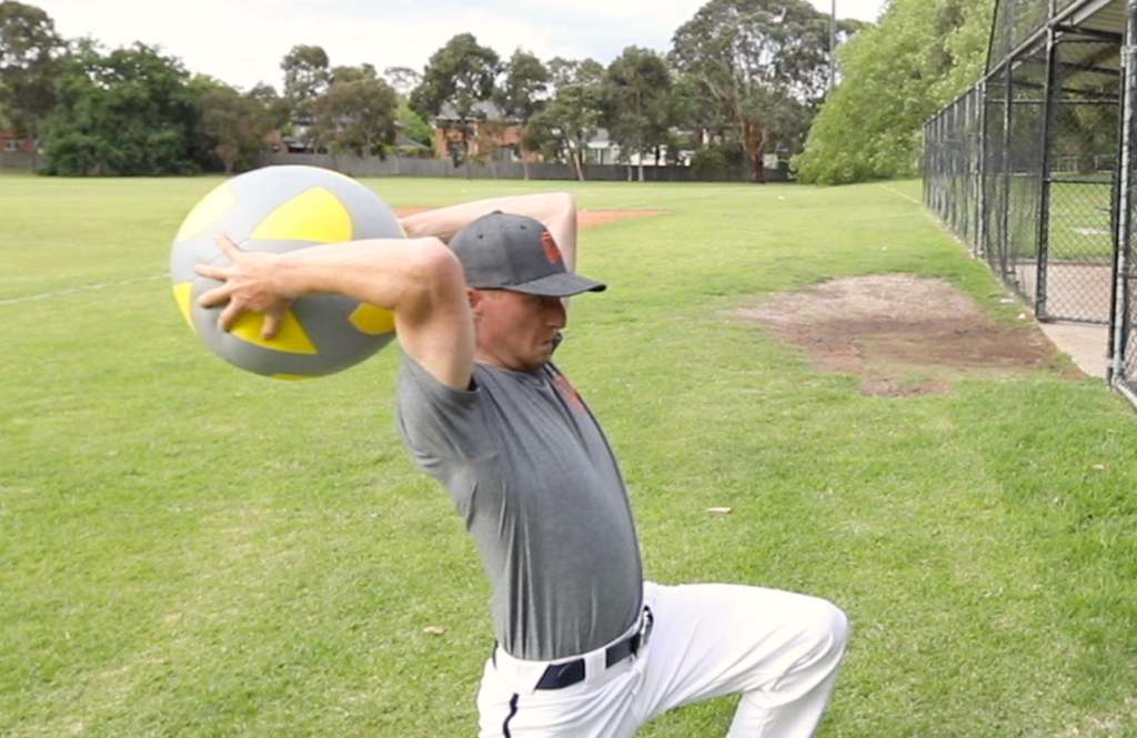 !:2 Kneel Overhead Plyoball Picture - Performance Plus