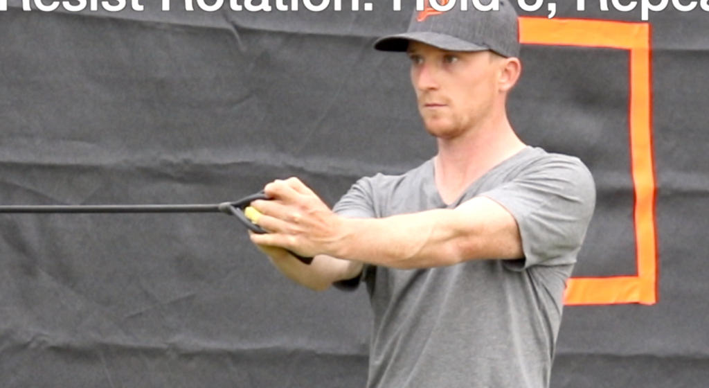 Pallof Press Drill Pic - Performance Plus